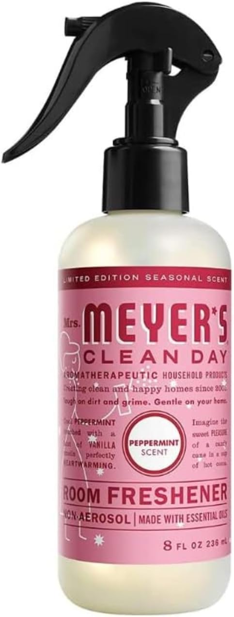 Mrs. Meyer's Clean Day Peppermint Scent Room Freshener, 8 Ounce (Pack of 6)