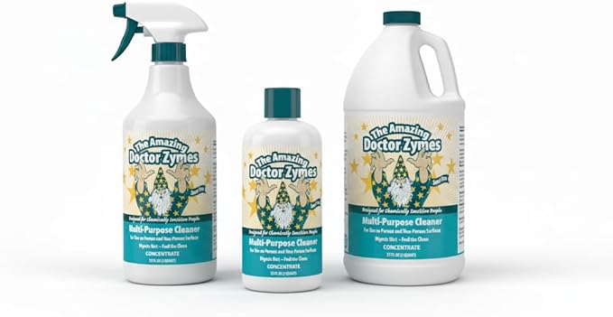 Multi-Purpose Cleaner – All Purpose Enzyme Based Cleaner & Natural Disinfectant Spray – Non-Toxic, Chemical-Free, Scent Free, Child & Pet Safe House Cleaner For People With Chemical Sensitivities