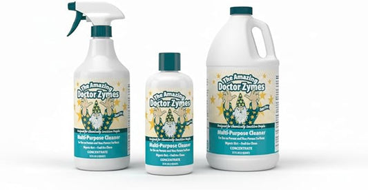 Multi-Purpose Cleaner – All Purpose Enzyme-Based Cleaner & Natural Disinfectant Spray – Non-Toxic, Chemical-Free, Scent Free, Child & Pet Safe Household Cleaner For People With Chemical Sensitivities