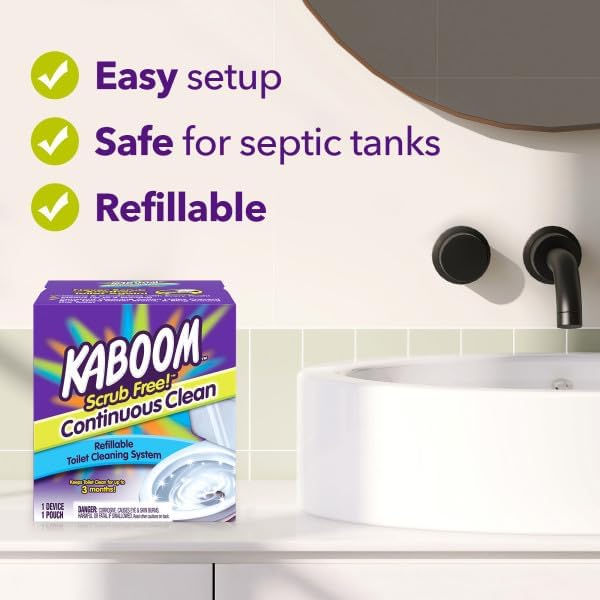 Church And Dwight 35113 "kaboom" Scrub Free Toilet Cleaning System (Pack of 3)