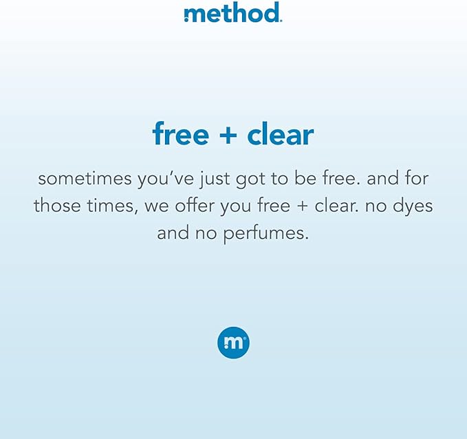 Method Dishwasher Detergent Packs, Fragrance Free + Clear, Dishwashing Rinse Aid to Lift Tough Grease and Stains, 54 Dishwasher Tabs per Package, (Pack of 2)