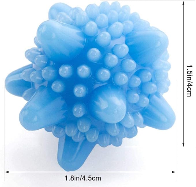 Washer Balls, Laundry Balls, Solid Colorful Laundry Ball, Washing Ball Tangle-Free Reusable Dryer Balls, Lint Catcher for Washing Machine (15 pcs)