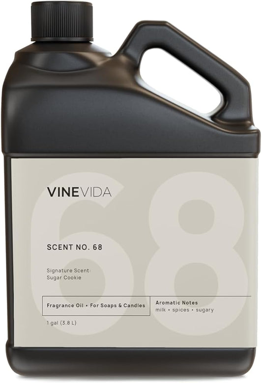VINEVIDA [128oz] Sugar Cookie Fragrance Oil for Candle and Soap Making - Made in USA Natural Scents