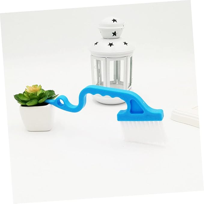 LIFKOME Hand Held Brush for Cleaning Scrubbing Brush for Grout for Bathroom Kitchen Shower