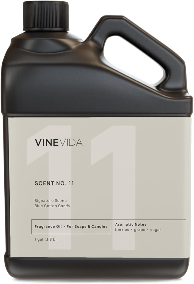 VINEVIDA [128oz] Blue Cotton Candy Fragrance Oil for Candle Making and Soap Making - Premium Candle Scents for Soy Candles