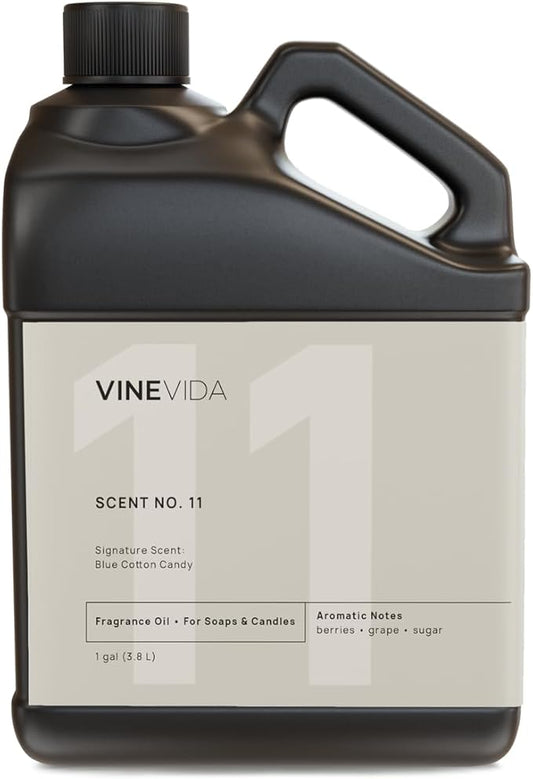 VINEVIDA [128oz] Blue Cotton Candy Fragrance Oil for Candle Making and Soap Making - Premium Candle Scents for Soy Candles