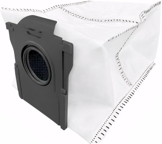 (15 Pcs) Dust Bags and Mop Pads Replacement for Dreame X50 Ultra/X40 Ultra/L40 Ultra/X30 Ultra/L40S Ultra/X40 Master/L50 Pro Ultra/ X50 Master Robot Vacuum，5 Dust Bags ，10 Mop Pads