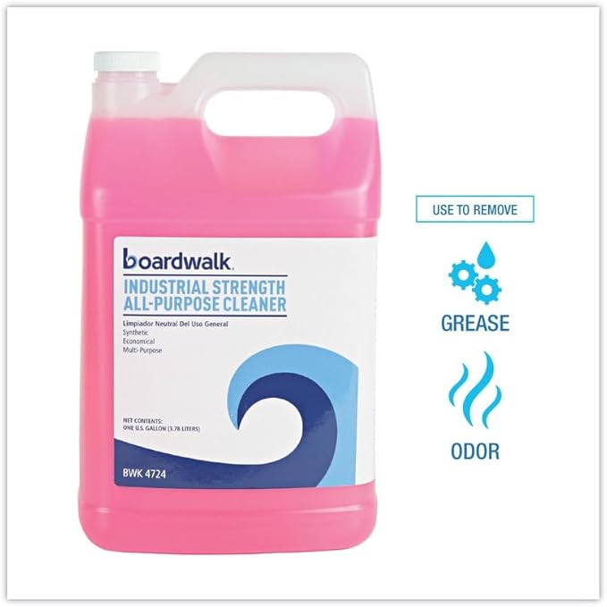 Boardwalk BWK4724EA 1 Gallon Bottle Industrial Strength Unscented All-Purpose Cleaner