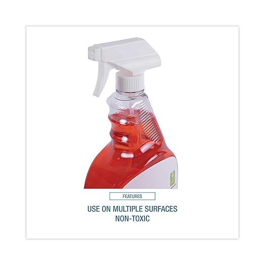 Boardwalk BWK37112 Natural All Purpose Cleaner, Unscented, 32 oz Spray Bottle (Case of 12)