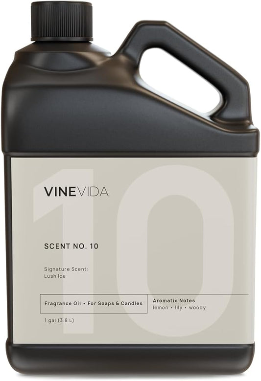 VINEVIDA [128oz] Lush Ice Fragrance Oil for Candle Making and Soap Making - Premium Candle Scents for Soy Candles