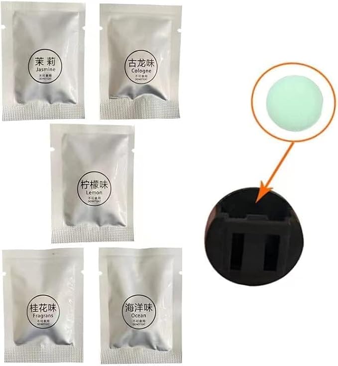 15 Pack Car Air Vent Clip Freshener Refills Solid Fragrance Replacement Pads, Long Lasting Air Freshener for Car Accessories for Women Men (Lemon)