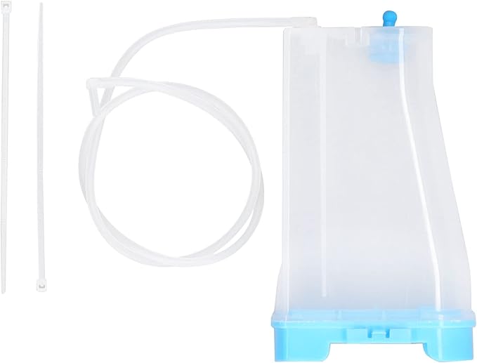 Respicefinem Waste Ink Collector Waste Ink Bottle 12. 0×8. 0×3. 0 Waste Ink Bottle Easy Cleaning Reusable Plastic Printer Waste Ink Collector for L805 R330 1390 L801 T50 1800 270 E
