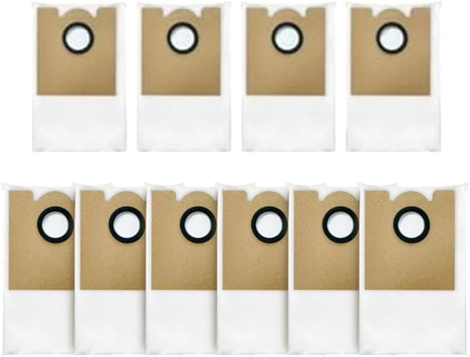 10 Pack Replacement Dust Bags for Lefant M2 Pro, M2S Pro,M2 Plus Robot Vacuum Cleaner Dust Bags