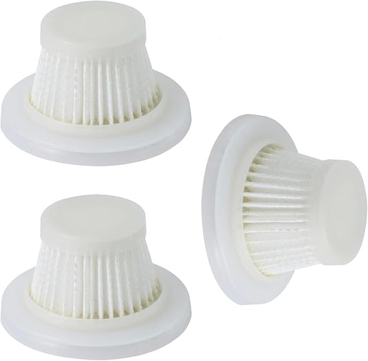 3 Pack Replacement Filter Compatible with Compact Cordless Vacuum, Washable Hepa Filter