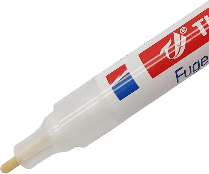 Tile Grout Paint Marker Waterproof Tile Grout Colorant and Sealer Pen for Cleaner Looking Floor with Extra-Tip, Gold