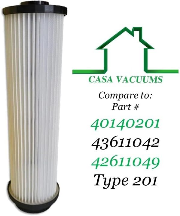 2 Replacement Hoover Windtunnel - Empower - Savvy - Washable & Reusable Long-Life HEPA Filter. Compare to Hoover Part #40140201, 43611042, 42611049, Type 201.