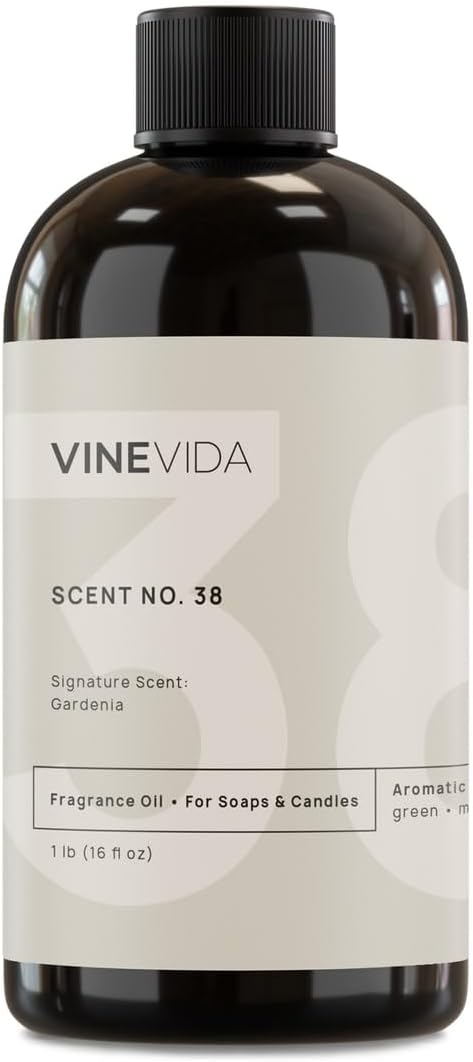 VINEVIDA [16oz] Gardenia Fragrance Oil - USA Candle Scents & Soap Making