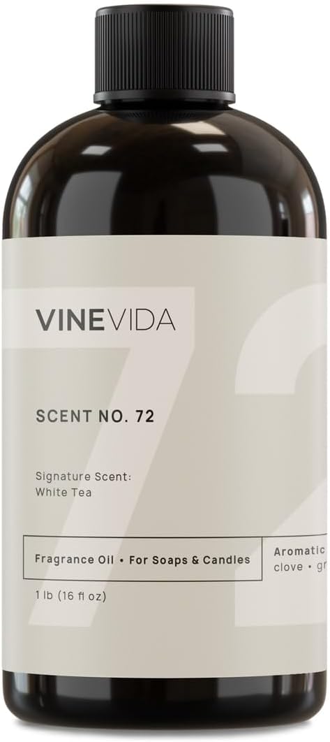 VINEVIDA [16oz] White Tea Fragrance Oil for Candle Making & Soap Making, Oils for Soy Wax, Linen Spray, Lotions, Car Freshies