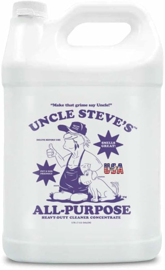 UNCLE STEVE'S® All-purpose Cleaner - Made in the USA - Pet & Kid Friendly - Eco-Friendly - Non-Toxic (1, 1 Gallon)