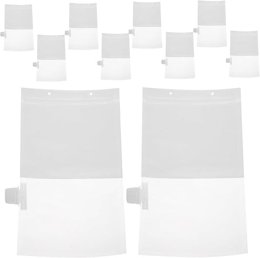 PRETYZOOM Reusable Hanging Bags 10-Pack 11.02X7.08X0.98In for Closet Dehumidifiers Home Dormitory Kitchen Humidity Control