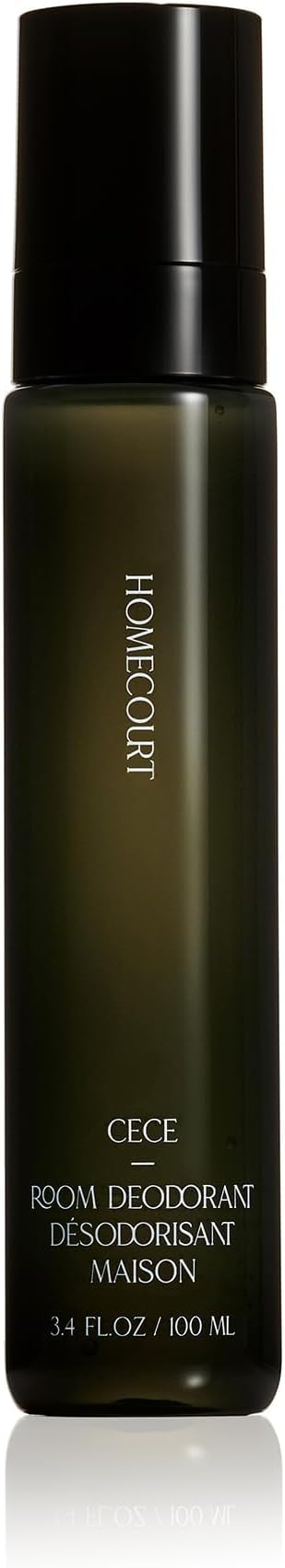 Homecourt Room Deodorant, Cece – Natural Room Spray, 3.4 oz - Fine Fragrance with Cedarwood and Leather, Room Deodorant for Kitchen, Bathroom and Beyond, 2.0