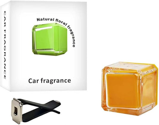 CYTITZHEN Car Air Freshener Vent Clip with Replaceable Scent Pods - Natural Essential Oil Fragrance, Long Lasting Odor Eliminator & Neutralizer for Cars, SUVs, Trucks (Lemon)