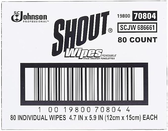 Shout Wipes (case of 80)