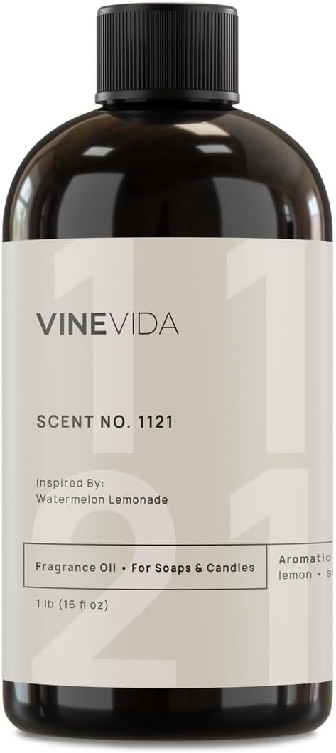 VINEVIDA [16oz] Watermelon Lemonade Fragrance Oil for Candle Making and Soap Making - Premium Candle Scents for Soy Candles