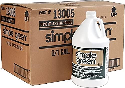 Simple Green 13005CT Industrial Cleaner & Degreaser, Concentrated, 1 gal Bottle (Case of 6)