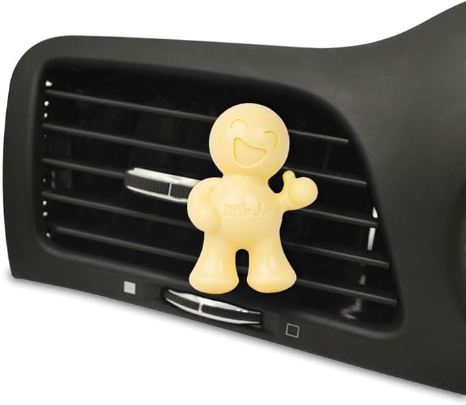 Little Joe 96412 Pina Colada Scent Car Air Freshener Vent Clip, Fights Odors for up to 45 Days, Long-Lasting Freshness, Cute Car Odor Eliminator, Pack of 1