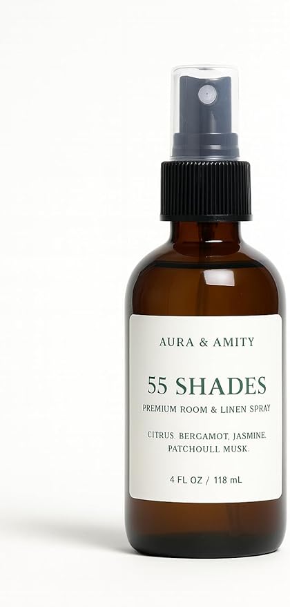 Aura & Amity Premium Room & Linen Spray – Handmade Luxury Fabric & Home Fragrance Mist, Long-Lasting & Eco-Friendly (55 Shades)