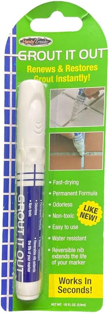 Grout It Out - Renew Restore Tile Repair Pen