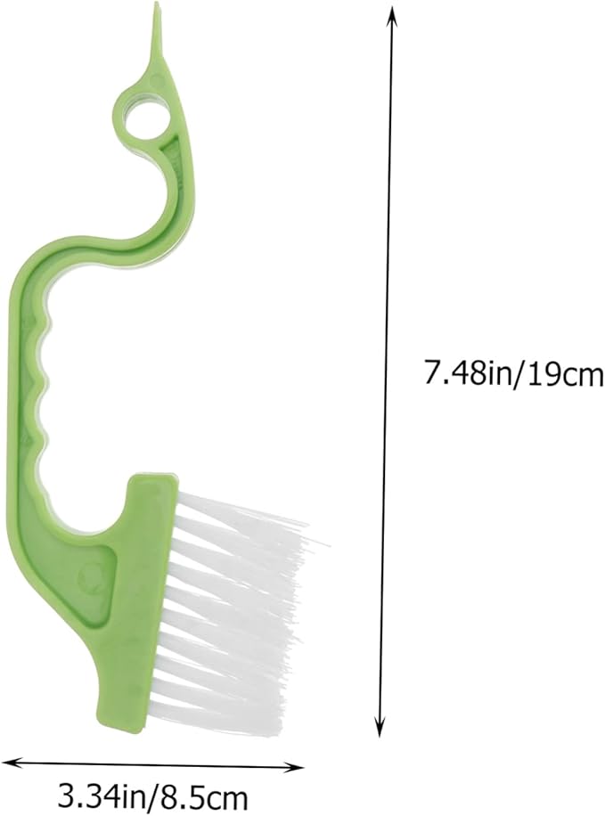 LIFKOME Nylon Bristles Cleaning Brush Grout Cleaner for Bathroom Kitchen Shower Window Handheld Groove Brush