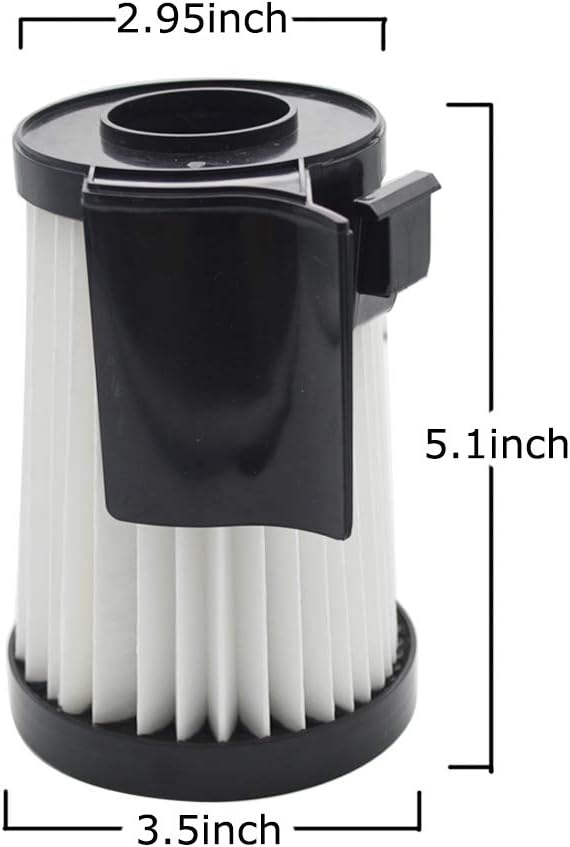 EZ SPARES 2Pcs Replacement For Eureka DCF-10 & DCF-14 Filter Hepa Fits Optima Series Replacement Attachment Compatible With Part # 62731 & 62396