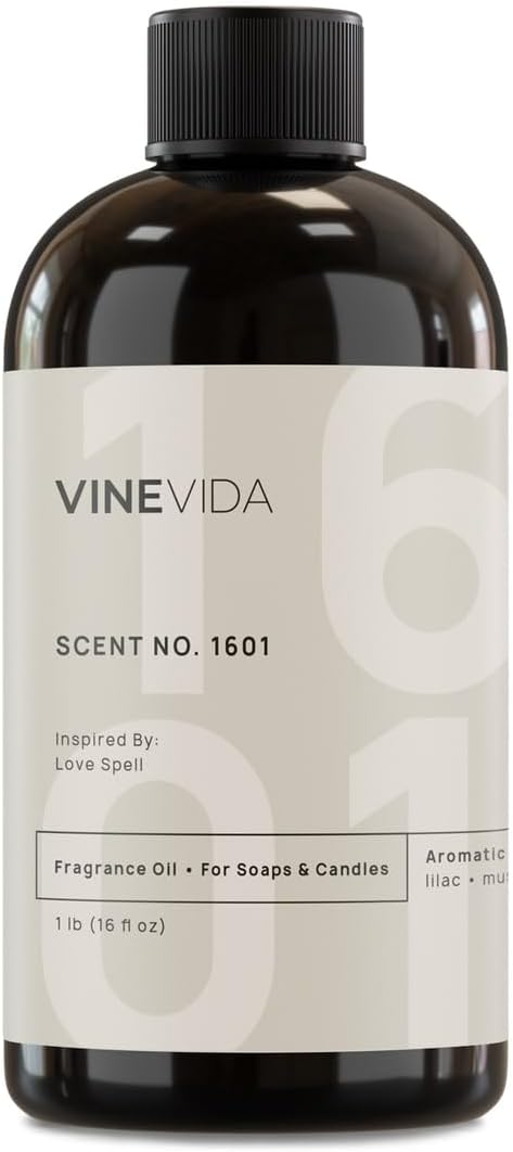 VINEVIDA [16oz] (Our Version of) Love Spell by Victoria Secret Fragrance Oil for Soap Making Scents for Candle Making, Perfume Oils, Soy Candles, Home Scents Oil Diffusers, Bath Scent Bomb Oils