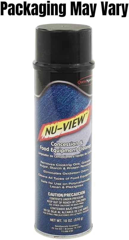 Discovery Nu-View Concession & Food Equipment Cleaner (1) - Packaging May Vary (Pack of 2)