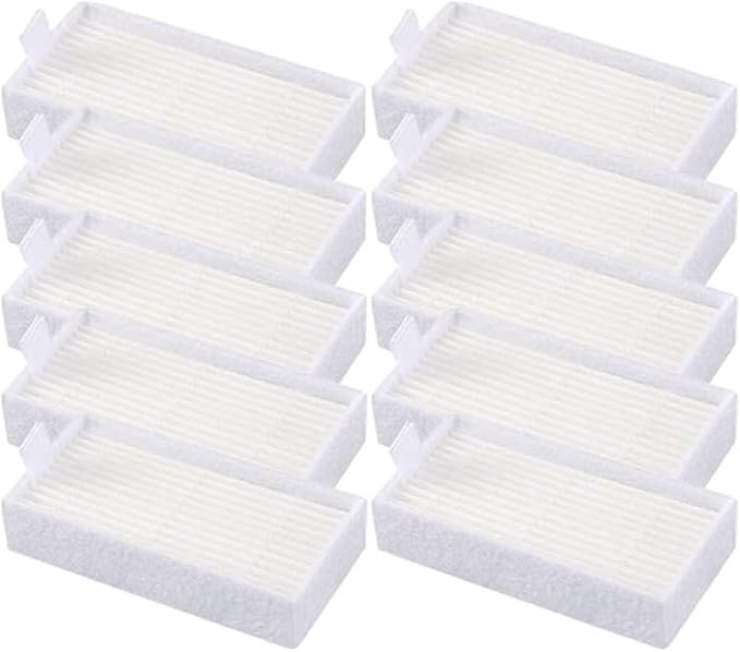 10pcs HEPA Filters Replacement for ILIFE V3s V3s pro V5 V5s V5s Pro V5s Pro 2 V5s Plus Noisz S5 Robotic Vacuum Cleaner ILIFE V3s pro Filters ILIFE Robot Vacuum Filter