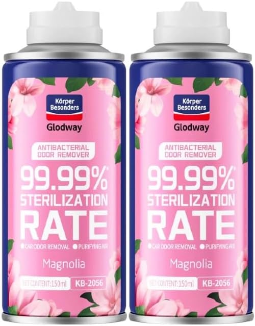 Glodway Air Refresher,Odor Eliminator Remover Spray,Odor Remover,Magnolia Long-Lasting Scent For Home,Couch,Mattress,Furniture, bathroom,Fabrics & Trash,6 Ounce,2 pack