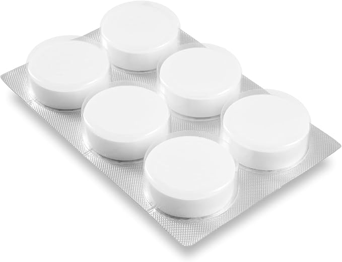 Miele Descaling Tablets for Coffee Machines, Steam Ovens, Ovens, Ranges, 6 count