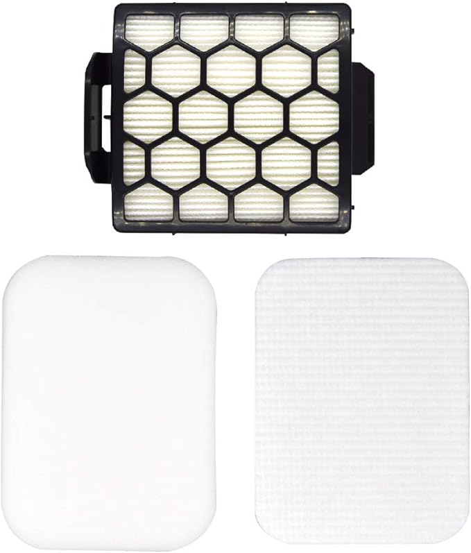 Dttery 4 Foam + Felt, 2 HEPA Filters kit Replacement for Shark Navigator Pet Pro ZU60, ZU62, Pet Plus NV251, NV255, Swivel Pro NV150, NV151 Upright Vacuum, Part 1238FT60 1239FT60