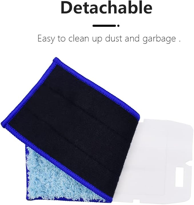 Neutop Replacement Washable & Reusable Wet Mopping Pad Compatible with iRobot Braava Jet 240, 241, 244, 245, 250 Robot Mops, Blue, 6-Pack.