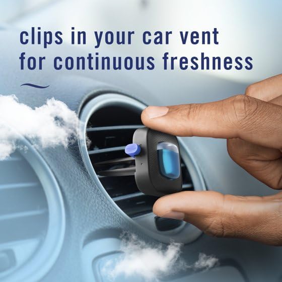 Feb-reze Car Air Freshener Vent Clips - 2 Clips - 0.07 Fl Oz (Leather) pack 1