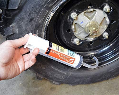 TireJect Off-Road 5-in-1 Flat Tire Protection Kit with Sealant Injector (80oz X-Large ATV/SxS Kit)