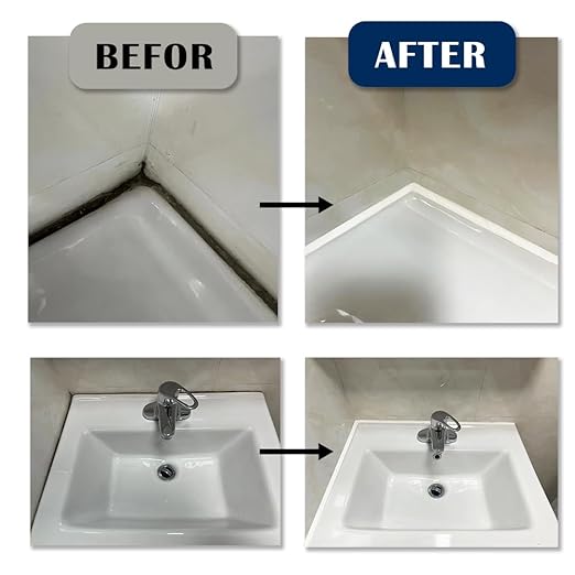 Epoxy Grout Ivory 13.5 fl oz ｜Water & Stain Resistant & Zero Maintenance｜1:1 Auto-Mix Technology｜24hr Ready-to-Use｜Perfect for Shower Kitchen Pool | 10 Pearl Finishes for Tile & Stone