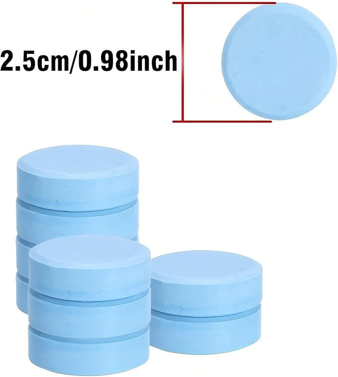 Automatic Toilet Bowl Cleaner Tablets White Toilet Tank Cleaners, Septic-Safe Hard Water Ring Stain Remover, Smell Eliminator Heavy Duty Toilet Cleaning & Deodorizer, Fresh Scent - 12 PACK