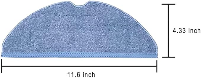 ILOSCTE 10Pcs Mop Cloth Pad for Roborock S7 / S7+ / S7 MaxV / S7 MaxV Plus / S7 MaxV Ultra / S7 Pro Ultra / S8 / S8+ Robot Vacuum Microfiber VibraRise Mopping Pad Replacement Accessory