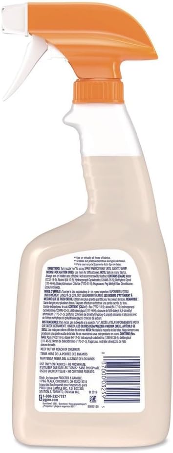 Febreze 03259 Professional Fabric Refresher Deep Penetrating Fresh Clean, 32oz Spray, 8/ctn