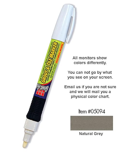Grout Aide Grout and Tile Marker (Natural Gray)
