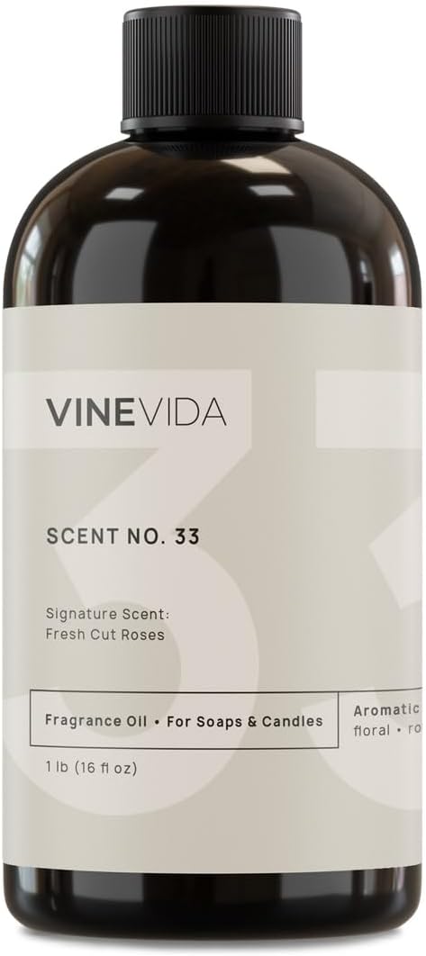 VINEVIDA [16oz] Fresh Cut Roses Fragrance Oil - Made in USA Scents for Candle & Soap Making