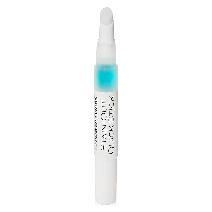 Power Swabs Stain-Out Quick Stick On-The-Go | No Sensitivity - Effective Teeth Stain Remover | Gentle Formula | Travel Friendly, Beautiful White Smile – Good for 30 Uses